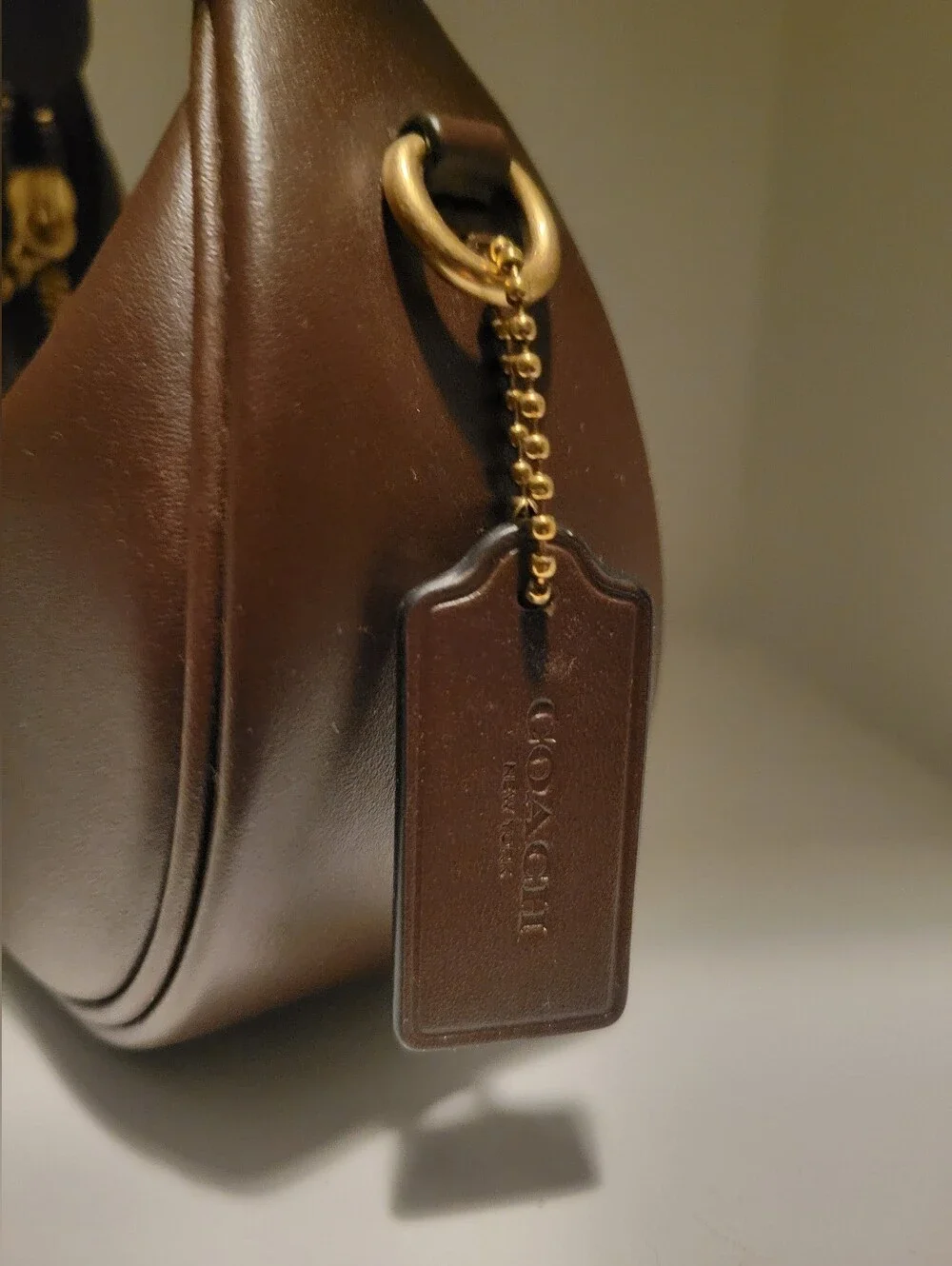 Coach Jonie Bag in Maple Glovetanned Leather NWT